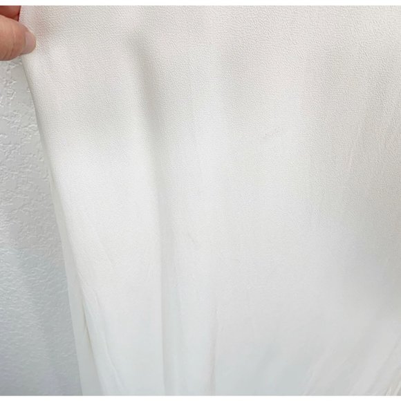 Reformation Gimlet Dress Gown Maxi Ivory Wedding Off Shoulder Size 0 - Picture 4 of 5